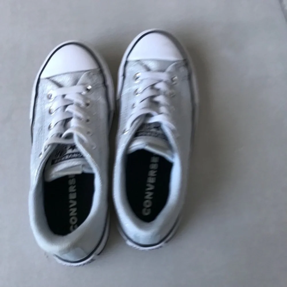 CONVERSE Kids' Chuck Taylor All Star Sparkly Rave Low Top Slip On Sneaker | 12